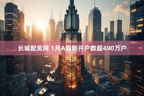 长城配资网 1月A股新开户数超490万户